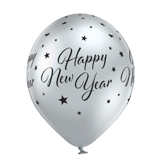 balon-belbal-30-cm-glossy-happy-new-year-silver