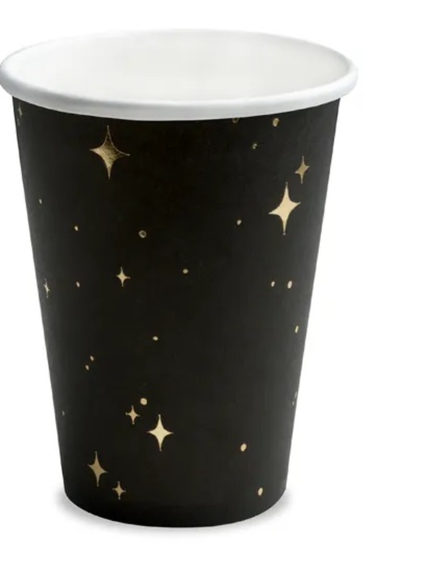 Kubeczki-czarne-w-gwiazdki-260-ml-6szt-op