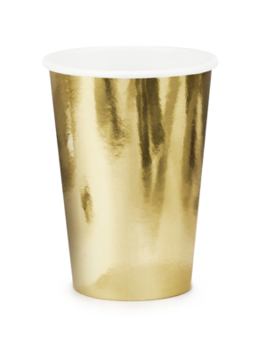 Kubeczki papierowe złote