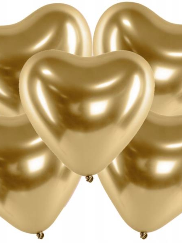 Balony-ZLOTE-SERCA-30cm-GLOSSY