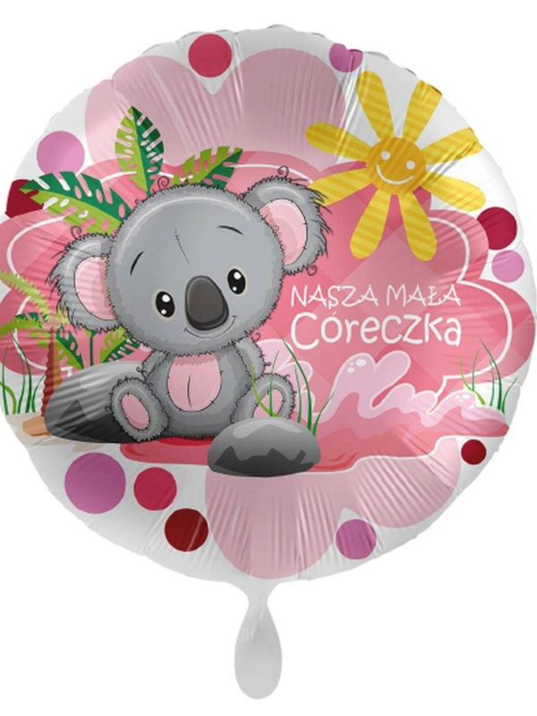 Balon-Foliowy-Nasza-mala-córeczka na roczek