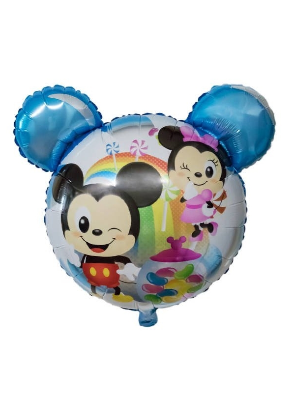 Balon-Foliowy-myszka-Mickey-niebieski