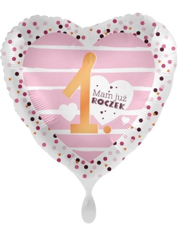 Balon-Foliowy-serce-Mam-juz-roczek-43cm