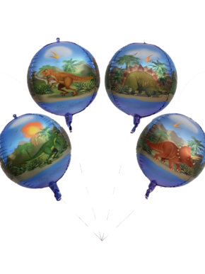 balon foliowy kula dinozaury 4D