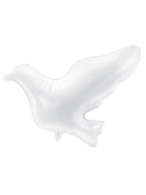 Balon foliowy biały gołąbek