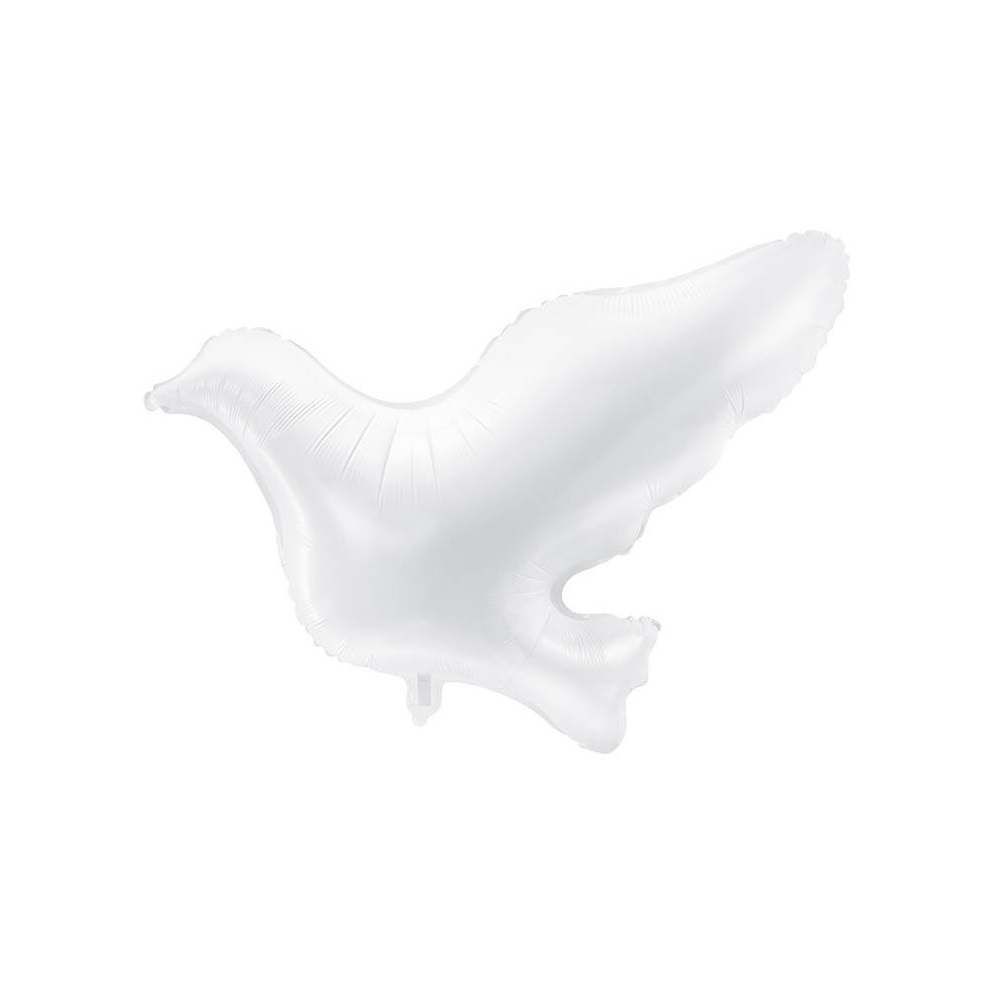 Balon foliowy biały gołąbek