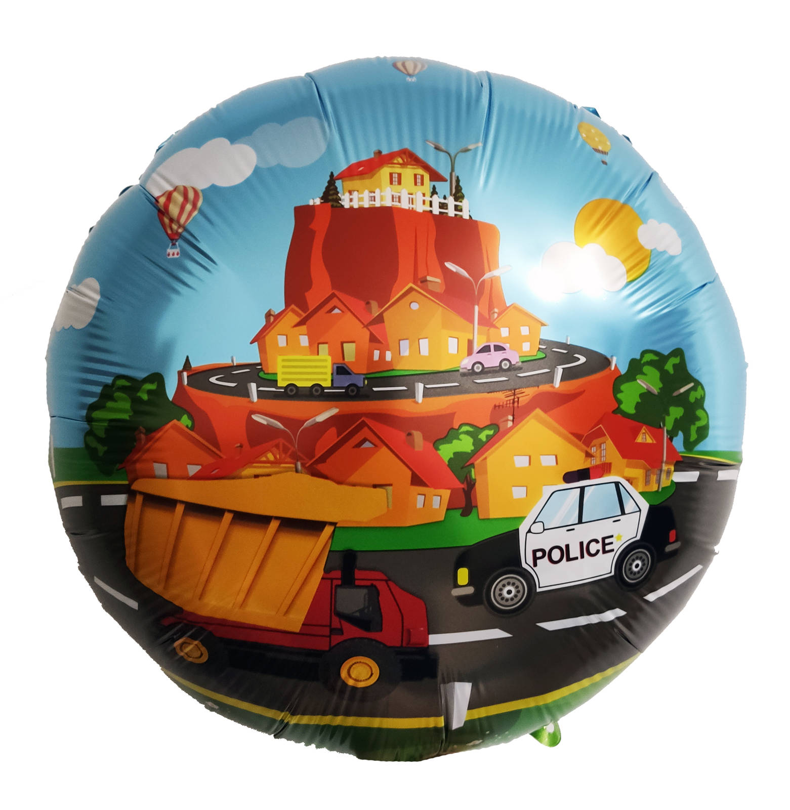 balon foliowy samochody - rondo