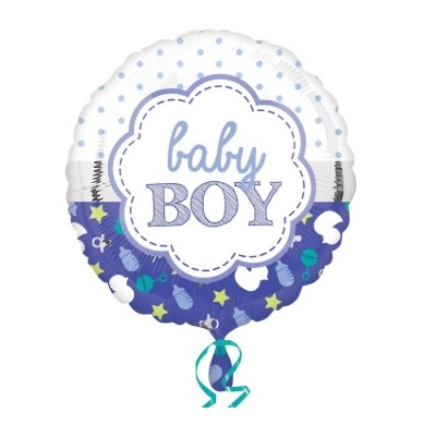 Balon foliowy okrągły Baby BOY