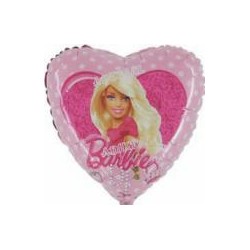 balon foliowy różowe serce Barbie