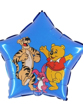 balon foliowy Kubuś Puchatek , Tygrysek i Królik