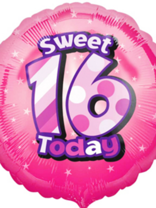 balon sweet 16 today