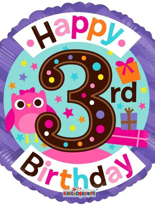 Balon-Foliowy-Happy-Birthday-3-urodziny-ptaszki-46-cm