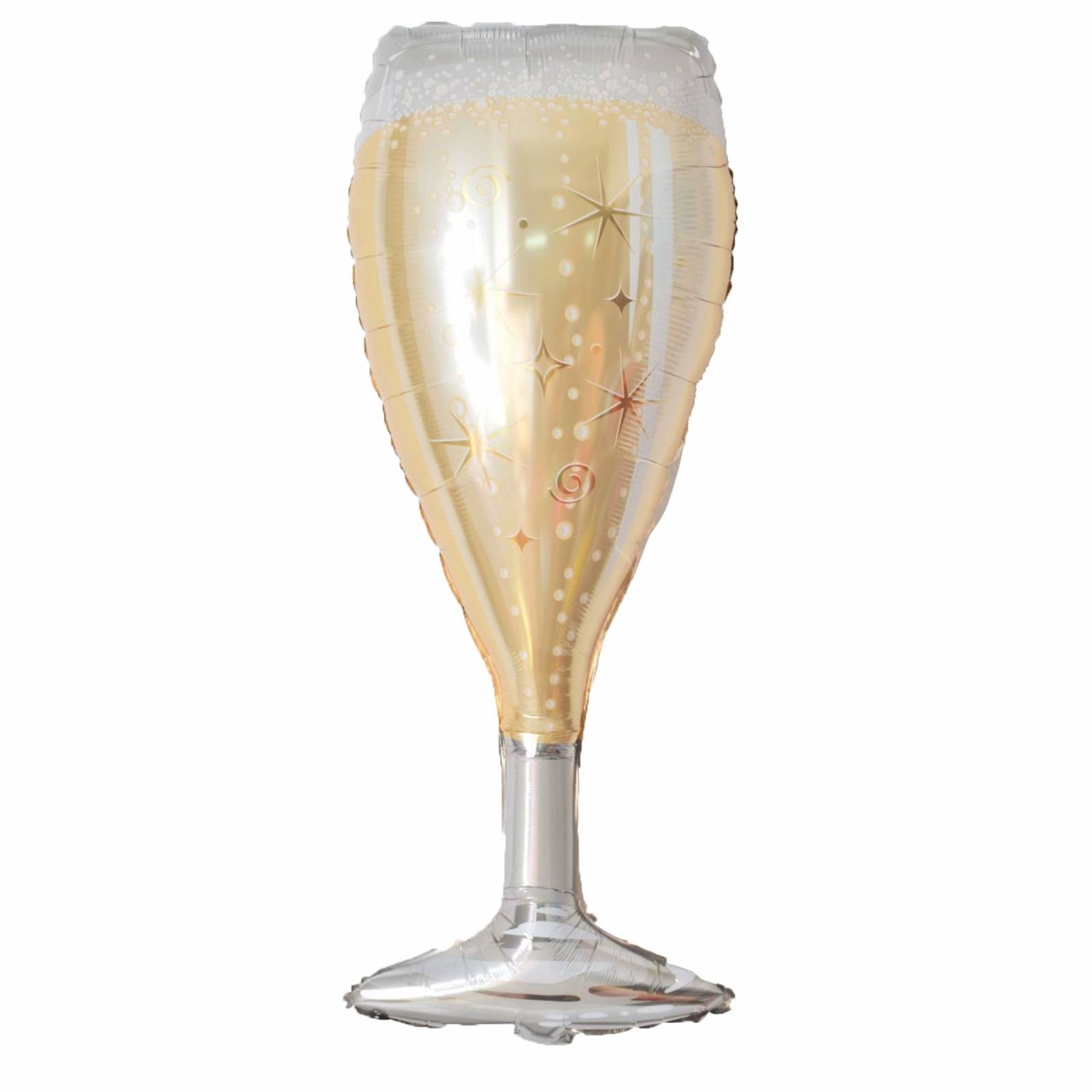 balon foliowy kieliszek złoty szampan
