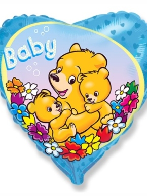 balon foliowy trzy misie baby