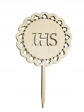 topper drewniany IHS - 2