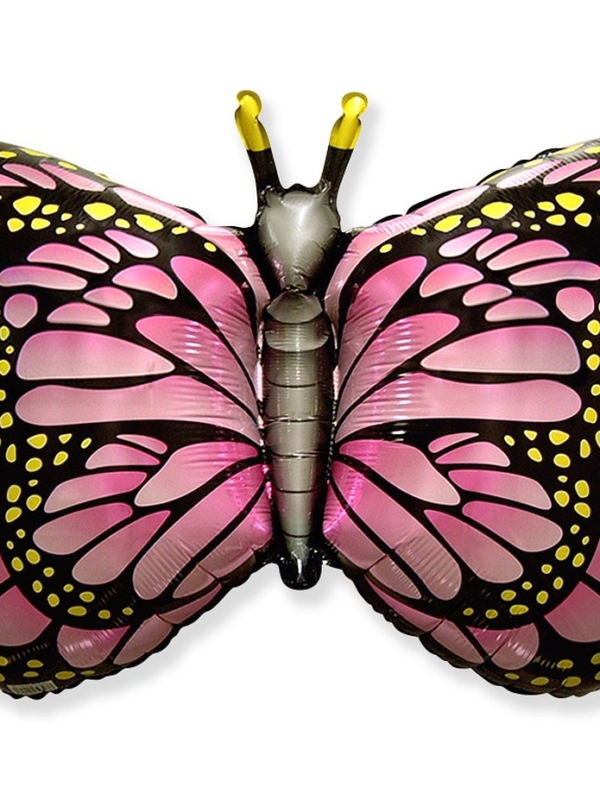 balon-foliowy-24-fx-motyl-monarcha-rozowy