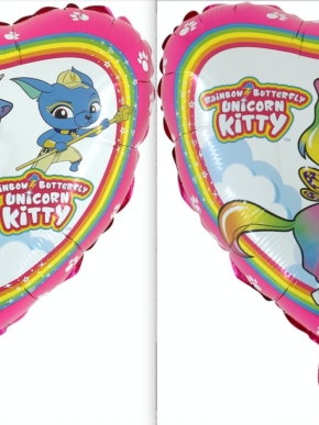 balon foliowy Unicorn Kitty serce 18''