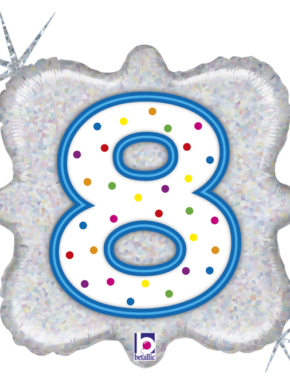 balon foliowy 8 Holograficzny - poduszka