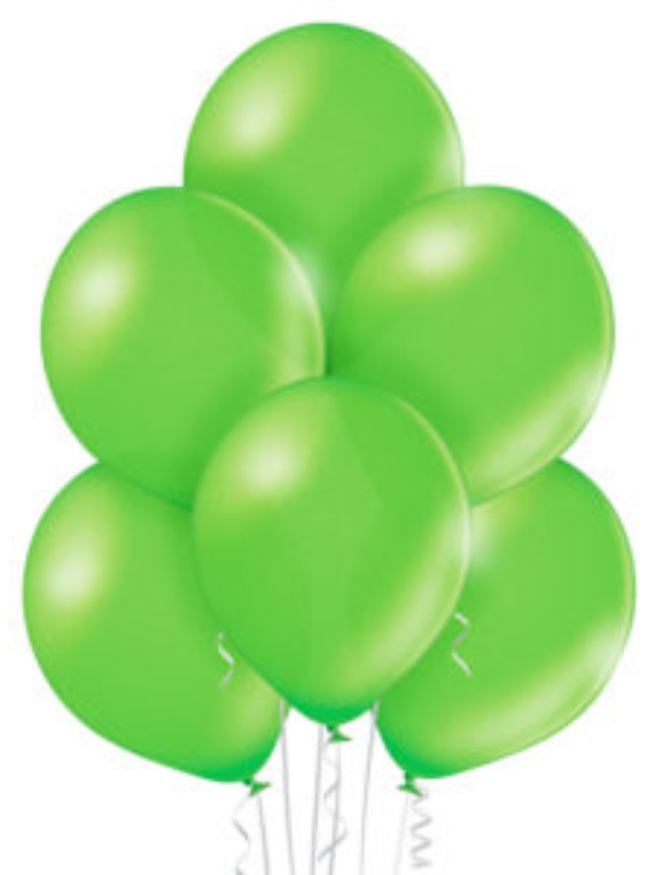 BELBAL B105 12” 30cm Metalizowany zielony limonkowy, Lime Green