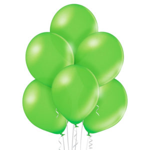 balon lateksowy metaliczny zielony limonkowy Lime Green