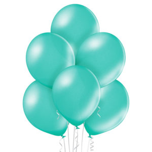 balon lateksowy metaliczny jasny zielony - Light Green