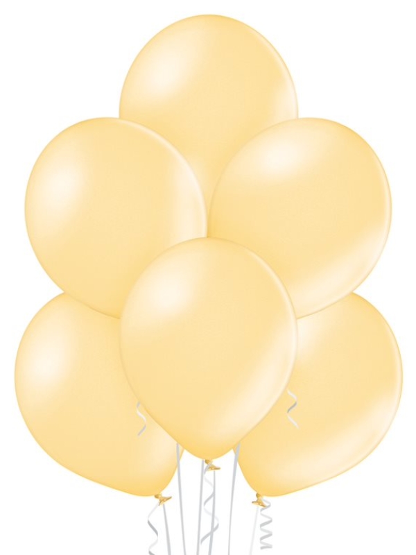 balon lateksowy metaliczny brzoskwiniowy -Peach