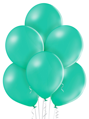 balon lateksowy metaliczny zielony leśny forest green