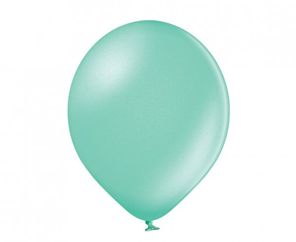 balon lateksowy metaliczny jasny zielony Light Green