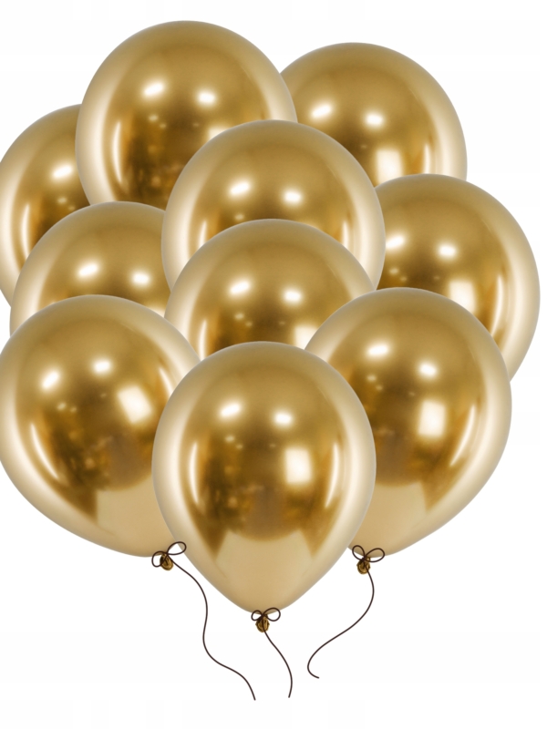BALONY-CHROM-glossy-zlote-duze-30cm