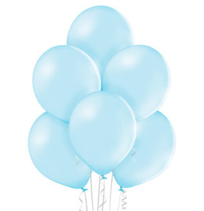 balon lateksowy pastelowy błękitny Sky Blue