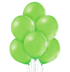 balon lateksowy pastelowy zielony limonkowy Lime Green