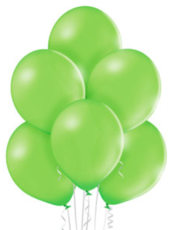 BELBAL B105 12” 30cm Pastel zielony limonka, Lime Green