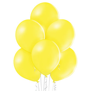 balon lateksowy pastelowy żółty yellow