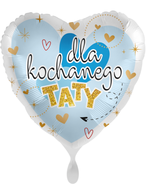 Balon-Foliowy-serce-Dzien-ojca-Dla-kochanego-Taty