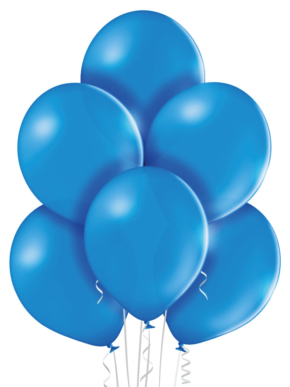 balon lateksowy pastelowy niebieski średni Mid Blue
