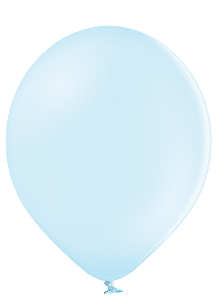 balony lateksowe pastelowe błękitne jasne Ice Blue