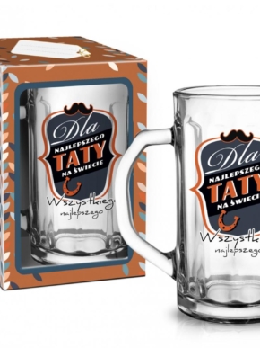 kufel do piwa dla Najlepszego TATY na świecie Wszystkiego najlepszego