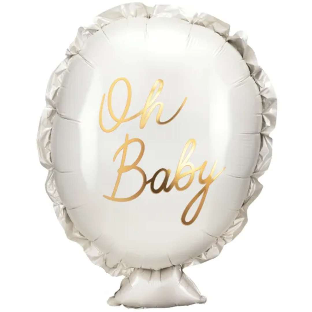 balon foliowy chmurka z napisem Hello Baby