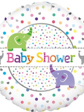 balon foliowy baby shower w słonie