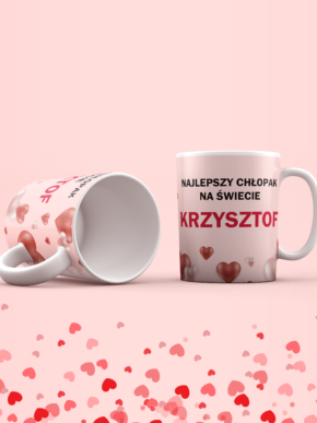 Kubek - Najlepszy chłopak na świecie + imię