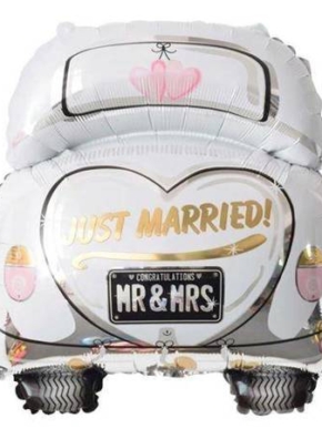 balon foliowy samochód nowożeńców