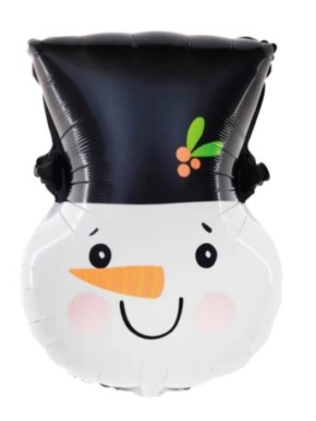 Balon foliowy bałwan głowa