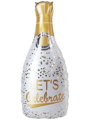 balon foliowy szampan srebrny