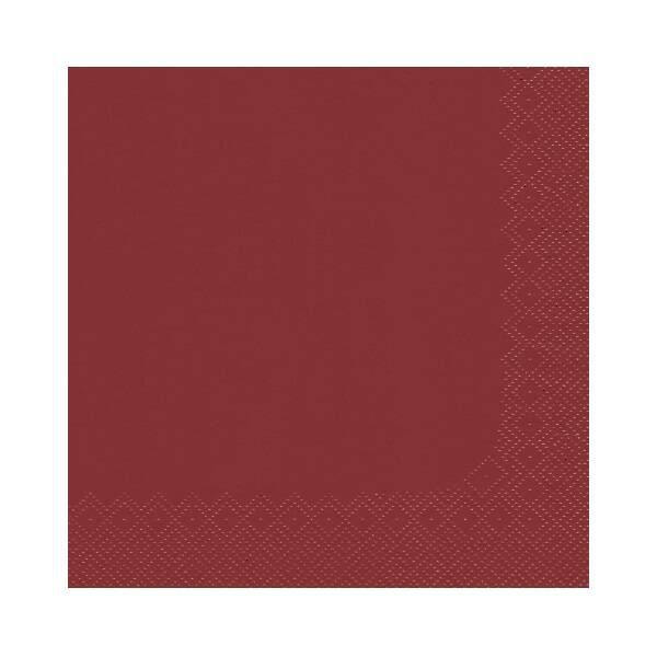 Serwetki papierowe bordowe