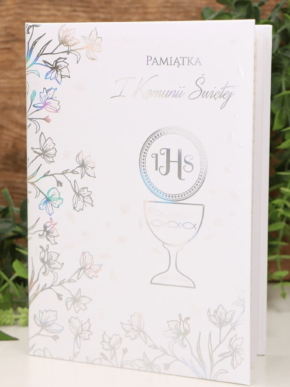 Album Pamiątka 1 Komunii Świętej w kieszonce.