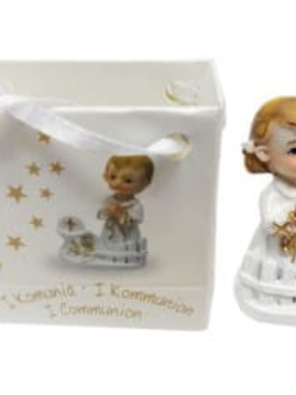 figurka dekoracyjna dziewczynka chłopczyk