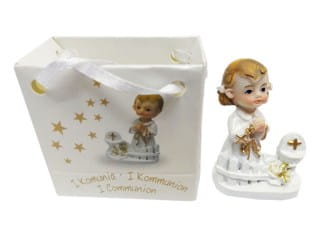 figurka dekoracyjna dziewczynka chłopczyk