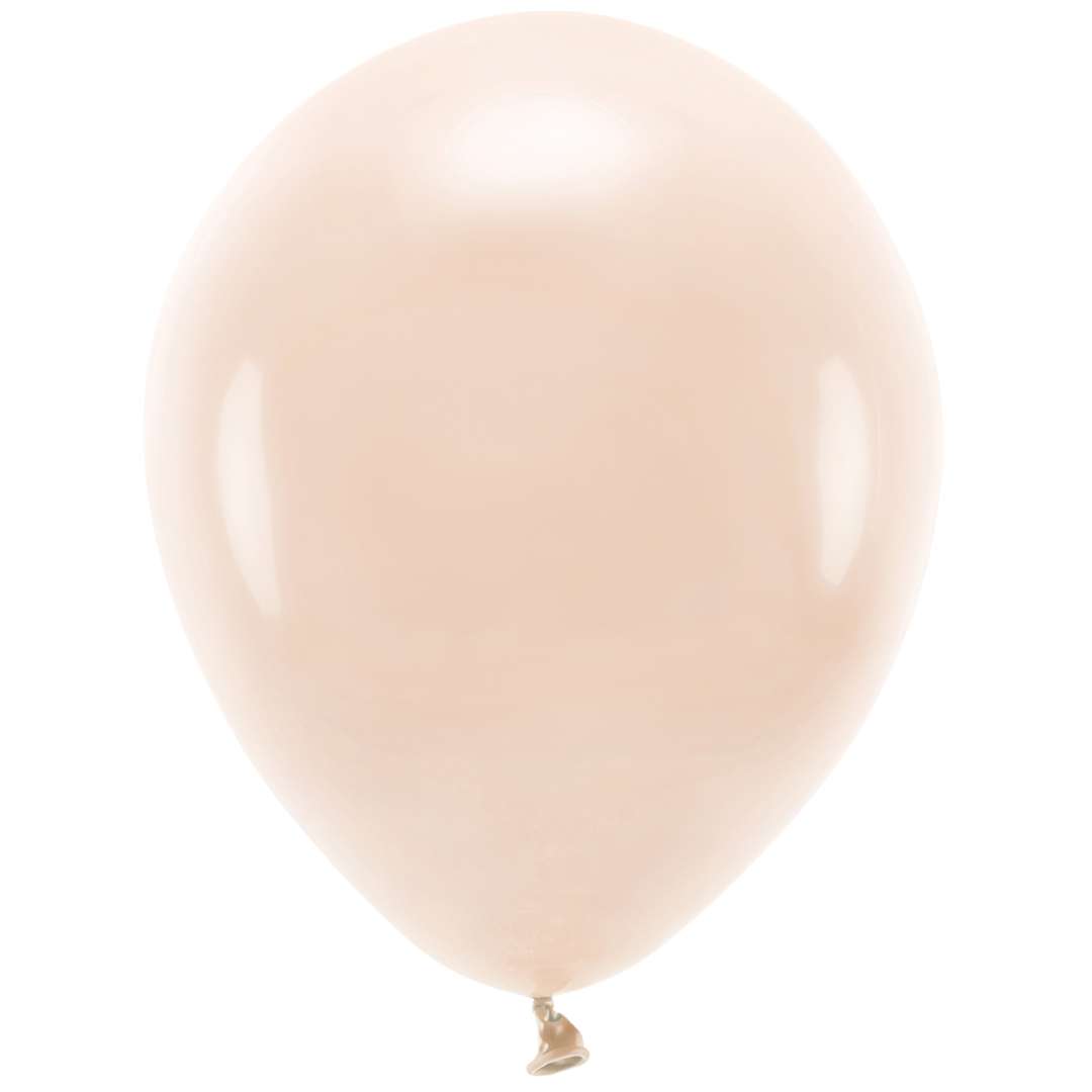 balon lateksowy jasny brudny róż