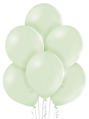 balon lateksowy pastelowy kiwi cream