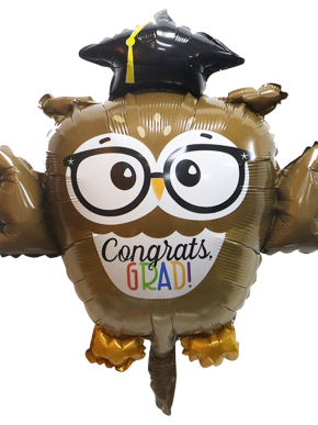 balon foliowy uczeń - sowa